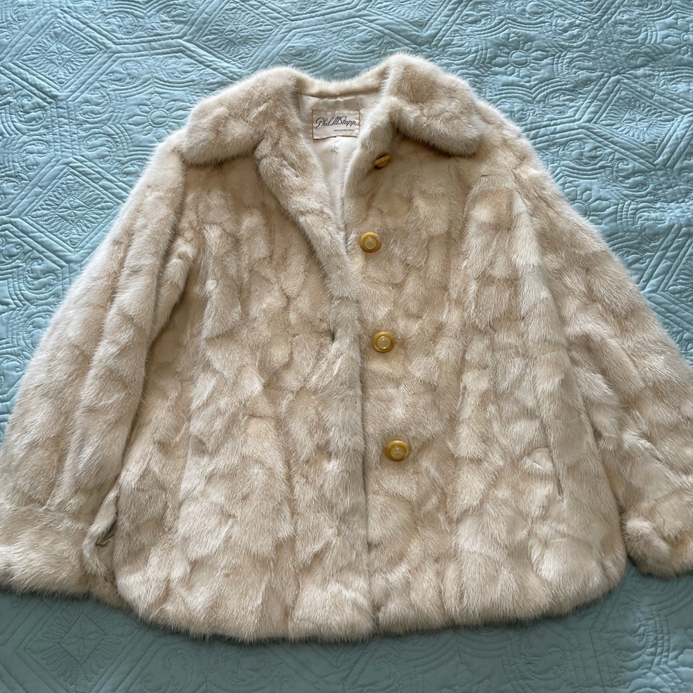 Cream Mink Coat